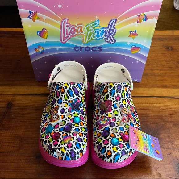 Crocs x Lisa Frank Mega Crush Clogs - Picture 6 of 9